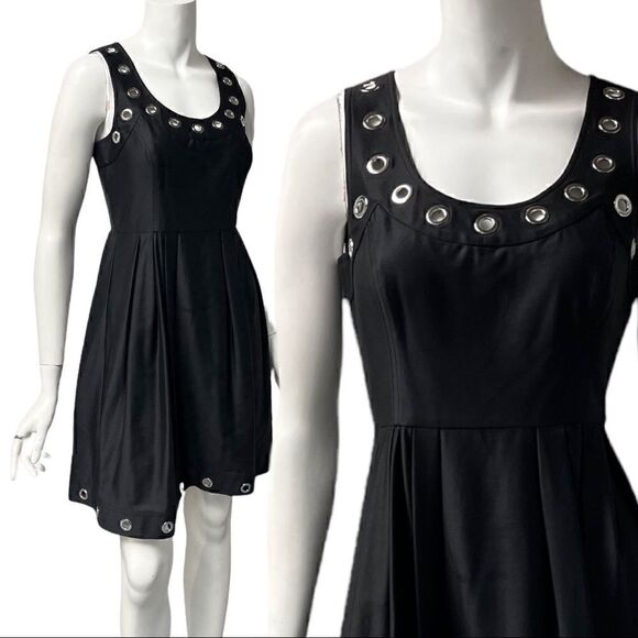 Calvin Klein Black Sleeveless Gromit Dress - Picture 1 of 7